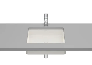 INSPIRA SQUARE Umywalka podblatowa 430x320 FINECERAMIC® BEŻ