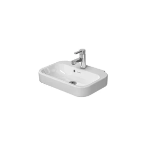 DURAVIT 07095000001 Umywalka mala 50 cm Happy D.2 biala, z przel.,polka 1 otw., WG