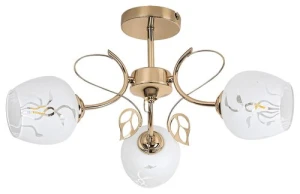 Fauna Lampa sufitowa   IP20 złoty E27 3x MAX 40