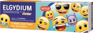 Elgydium EMOJI Junior Tutti Frutti Pasta do zębów dla dzieci 7-12 lat 50 ml