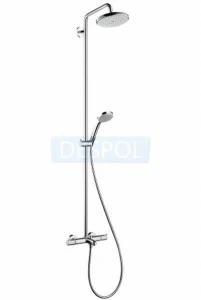 Komplet prysznicowy z ramieniem prysznicowym 400 mm Hansgrohe Croma 27223000