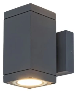 Buffalo Zewnętrzna lampa ścienna   IP54 antracyt GU10 2x MAX 35