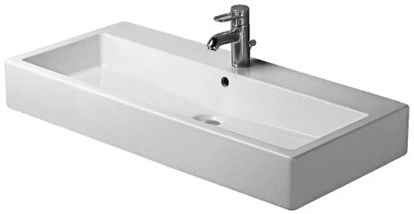 DURAVIT 04541000271 Umywalka 100 cm Vero biala z przel.,polka 1 otw., szlif., WG