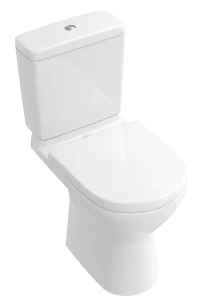 O.novo Miska ustępowa lejowa do WC-kompaktu 360 x 650 mm Weiss Alpin CeramicPlus