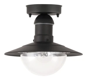 Oslo Zewnętrzna lampa sufitowa IP44 czarny E27 1x MAX 60