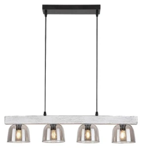 Cardamom Lampa wisząca   IP20 szary dąb E14 4x MAX 40