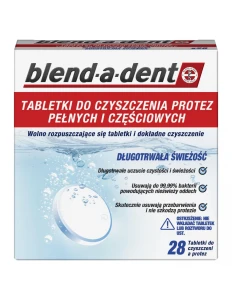 Blend-a-dent tabletki do czyszczenia protez pełnych i częściowych 28szt.