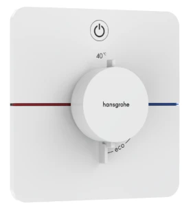 ShowerSelect Comfort Q Bateria termostatyczna, podtynkowa do 1 odbiornika Biały Matowy