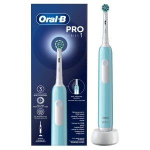 Braun Oral-B szczoteczka elektryczna PRO1 Caribbean Blue CrossAction (błękitny)