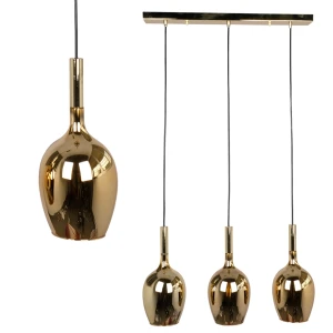 LUGANO GOLD Lampa wisząca 3xE14