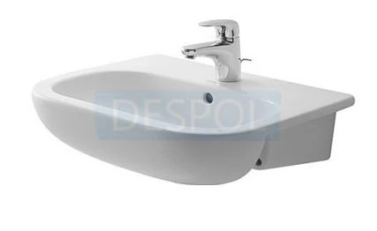 Umywalka półblatowa 55 x 44 cm Duravit D-Code 033955 00 00