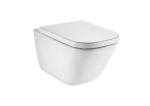 GAP miska WC podwieszana Rimless - bezkołnierzowa 54 cm biała z powłoką Supraglaze