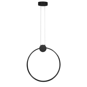 LAMPA SUFITOWA WISZĄCA LED APP1398-CP BLACK 50CM