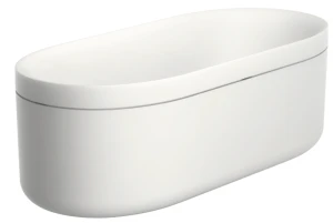 AXOR Suite Basins & Bathtub Wanna 1900/850 Czarny Chrom Szczotkowany