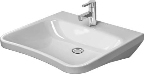 DURAVIT 2330650000 Umywalka VitalMed 650mm DuraStyle biala, bez przel, z polka, 1 otw