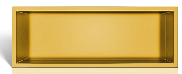 WALL-BOX ONE Gold / Brass - 60x20 Półka pojedyncza złota