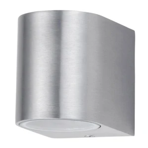 Chile Zewnętrzna lampa  ścienna   IP44 szczotkowane aluminium GU10 1x MAX 35