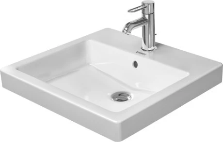 DURAVIT 0315500000 Umywalka polblatowa 50 cm Vero blatowa, z przel, polka, 1 otw