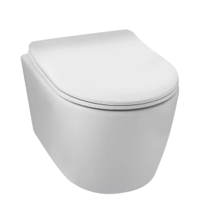 Miska podwieszana WC z deską wolnoopadającą - LUXA WHITE 48,5cm