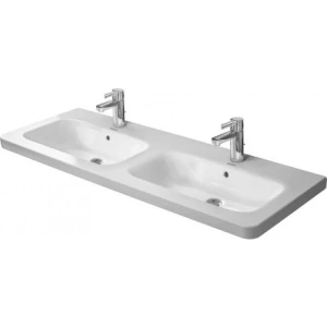 DURAVIT 23381300001 Umywalka mebl. podwojna 1300mm DuraStyle,biala,przel,polka,1otw.WG