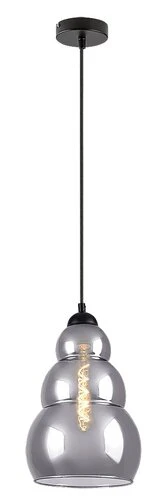 Salvatore Lampa wisząca   IP20 czarny E27 1x MAX 40