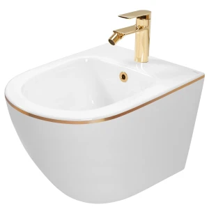 Carlo Mini Gold Edge Bidet wisz?cy