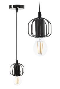 LAMPA APP595-1CP SHINE BLACK