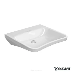 DURAVIT 2330650070 Umywalka VitalMed 650mm DuraStyle biala, bez przel, z polka, w/o TH