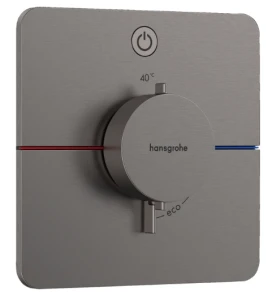 ShowerSelect Comfort Q Bateria termostatyczna, podtynkowa do 1 odbiornika Czarny Chrom Szczotkowany