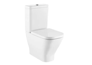 GAP SQUARE Miska WC do kompaktu Rimless 60 cm, przyścienna BTW, o/podwójny