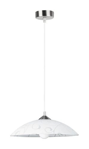 Harmony Lux Lampa wisząca IP20 biały wzorzysty E27 1x MAX 60