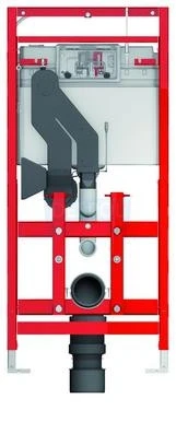 TECElux 400 Moduł WC, wysokość zabudowy 1120 mm, możliwość regulacji wysokości, z oczyszczaczem poiw