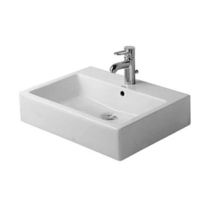 DURAVIT 04546000001 Umywalka 60 cm Vero biala z przel.,polka 1 otw., WG