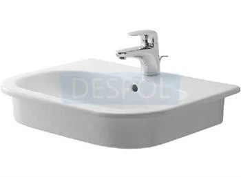 Umywalka wpuszczany 54,5 x 43,5 cm Duravit D-Code 033754 00 00