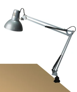 Lampka biurkowa Arno E27/1x60 srebrna