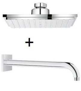 Euphoria Cube GROHE Zestaw Deszczownica + Ramię