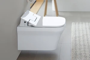 SensoWash Slim miska WC Rimless wisząca z deską sedesową myjącą biała