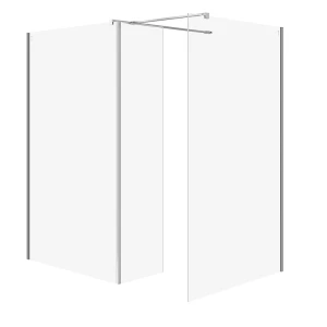 MILLE WALK-IN Z RUCHOMĄ ŚCIANKĄ CHROM 100X90X30X200