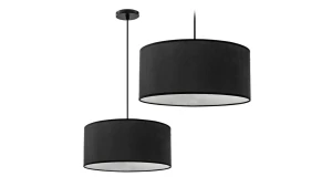 LAMPA APP623-1CP 40 cm BLACK/WHITE