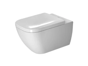 Duravit Happy D.2 Toaleta WC podwieszana 54x36,5 cm Rimless bez kołnierza HygieneGlaze, biała 222209