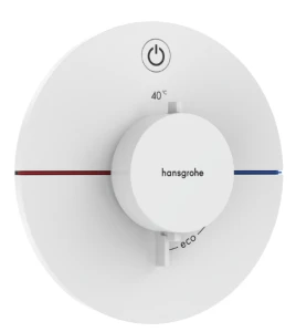 ShowerSelect Comfort S Bateria termostatyczna, podtynkowa do 1 odbiornika Biały Matowy