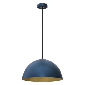 BETA NAVY BLUE/GOLD Lampa wisząca 1xE27 35cm