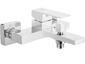 KVADRATO Bateria wannowa ścienna bez zestawu natryskowego Jednouchwytowa Sposób montażu: ścienny Głowica: 35 mm Wykończenie: chrom