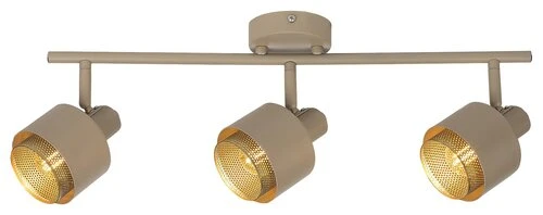 Fedora Lampa punktowa   IP20 jasny brąz E14 3x MAX 40