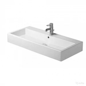 DURAVIT 04541000001 Umywalka 100 cm Vero biala z przel.,polka 1 otw., WG