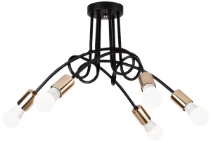 LAMPA PARADISE APP518-5C BLACK/GOLD