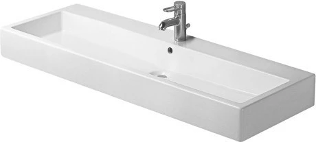 DURAVIT 04541200001 Umywalka 120 cm Vero biala z przel.,polka 1 otw., WG