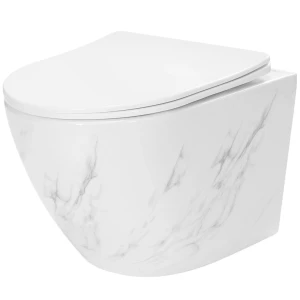 Misa Wisząca WC Bezrantowa Carlos Duroplast/Slim/ZM NATURE MARBLE