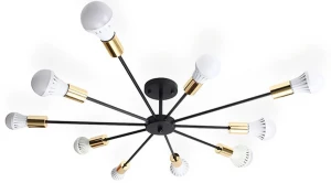 LAMPA APP503-10C BLACK/GOLD