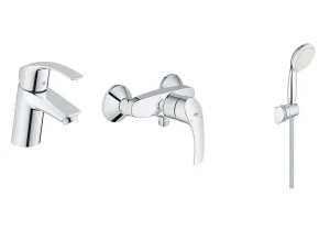 Grohe Eurosmart Zestaw baterii umywalkowa prysznicowa